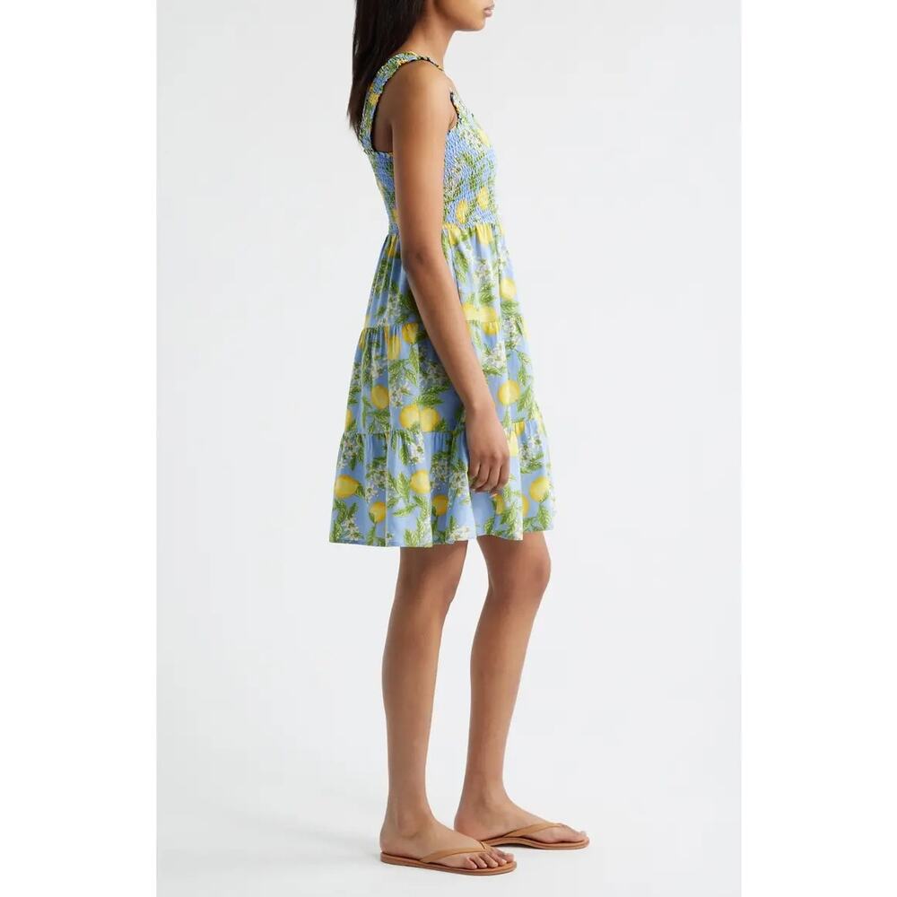 NWT Beachlunchlounge Alice Tiered Sundress Lemon Drop L - Picture 6 of 6